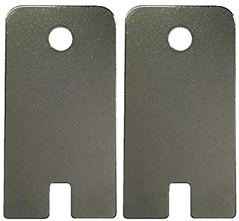 Doppelzinken-Metallschlüssel für Toilettenpapier- und Papierhandtuchspender, passend für Tork, Lotus und andere (2 Stück)
