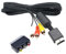 CHILDMORY Câble composite TV RCA 1,8 m avec adaptateur péritel 3RCA pour PS2 PS3
