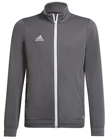 adidas Performance Entrada 22 Trainingsjacke Kids grauweiss, 116 Kinder