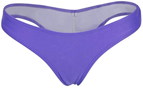 FXTYK Brazilian, bikini da donna, con parte inferiore, tanga, stile Beachwear V Rouched Bikini Bottom Costume da bagno Thong