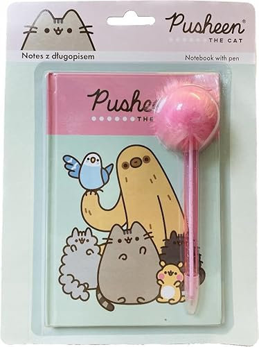 Stift-Notizbuch mit Pusheen-Bommel