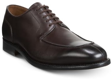Allen Edmonds Mens Watson Oxford Dark Brown Leather 9.5 D