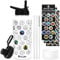 XccMe National Parks Water Bottle with Stickers,32 oz Stainless Steel Insulated Water Bottle with Straw,2 Lids,Leak Proof Metal Water Bottle for Hiking,Travel,Sports,Camping,Wide Mouth Bottle