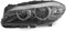 EDA PREMIUM auto Scheinwerfer, Frontscheinwerfer Links 63117203239 passend für BMW 5 F10/F11 2010-2013 mit Stellmotor für LWR, H7/H7, ECE