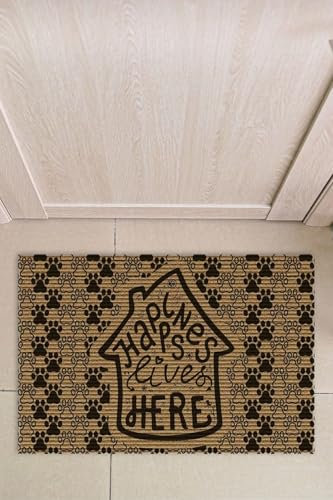 Decovetro® Fußmattenteppich außen | 60 x 40 cm | Türmatte außen aus 100% Polyester | Fußmatte mit UV-Druck | dekorative Fußmatte für Haustür mit rutschfestem Boden | langlebiger Fußmattenteppich außen