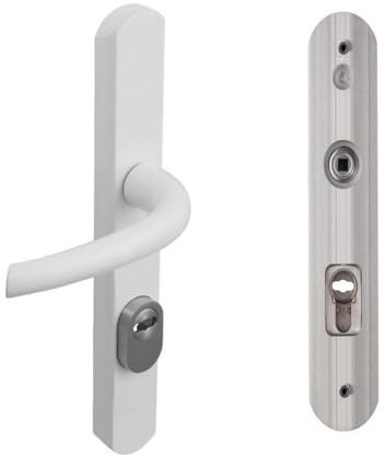 Vachette Poignée Porte blindée Secumax en Version étroite Champagne