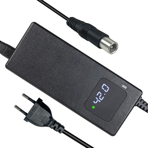 YANGZIDIANYUAN 42V 2A Scooter Ladegerät für Ninebot F20 F30 F40 ES1 ES2 ES3 ES4 G30, Xiaomi M365, Pro, Pro 2, Mi 3, 1s Elektroroller 36V Li-Ion Akku Schnellladung
