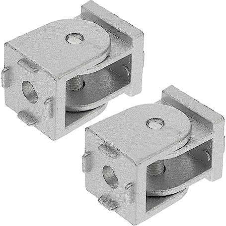 BUGUUYO 2stücke Zinklegierung Pivot Gelenk Flexibler Aluminiumscharnier Verbinder Aluprofil Drehgelenk Ersatzteil Für Aluminium-extrusionsprofil Montage