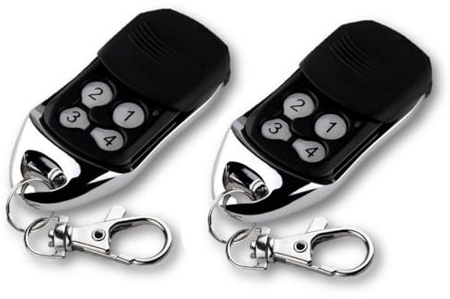 AG MATIC Lot de 2 télécommandes de garage Chamberlain/Motorlift/Liftmaster/4330E/4330EML/4332E/4332EML/4333E/4333EML/4335E/4335EML/ Billion Code 433,92 MHz R-088
