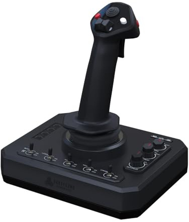 Honeycomb Foxtrot Aviation Stick – Flight stick per simulazione di volo, meccanismo gimbal premium, sensori Hall Effect 16-bit, design ambidestro, compatibile con MSFS 2024/2020 per PC & Mac [Mac]