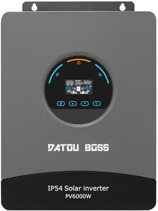 DATOUBOSS Hybrid Wechselrichter Reiner Sinus MPPT, CT Einspeisebegrenzung (Zero Export), (48V6000W-BF)