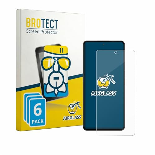 BROTECT 6 Stück Schutzglas für Gigaset GS6 Pro (case-friendly) Schutzfolie Panzer Folie Glas[Extrem Kratzfest, Anti-Fingerprint, Ultra-Transparent]