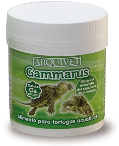 ARQUIVET Gammarus 105 ml - Cibo per tartarughe - Alimentazione naturale per tartarughe acquatiche - Alimento completo per tartarughe d'acqua - Cibo galleggiante per tartarughe