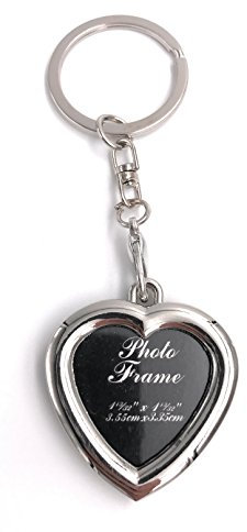 H-Customs cadre photo Coeur amour Porte-clés