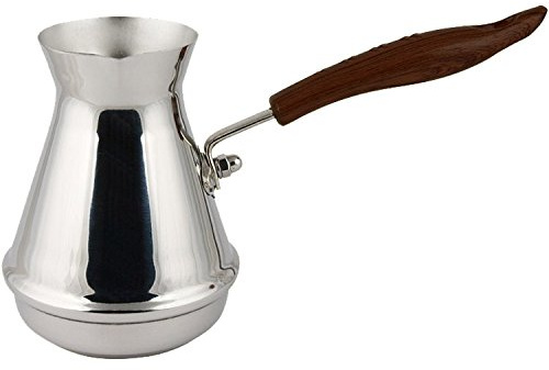 Dzhesva aus Edelstahl(1mm) 500 ml / Mokkakanne Topkapi Mokkakännchen Cezve 500