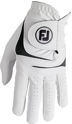 Footjoy 66245 Herren-Golfhandschuhe, Weiß, M/L