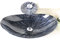 HomeLava Oval Waschbecken Gehärtetes Glas für Arbeitsplatte Spüle mit Wasserfall Wasserhahn Montagering und Ablaufwasser Set