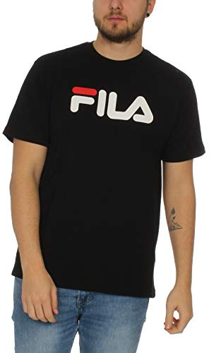 FILA Unisex Classic Pure ss Tee T-Shirt, Black, S