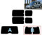 Passgenaue Tönungsfolie für-Opel Combo Tour 2002-2011 Heck/Seitenscheiben (20% Schwarz, B)
