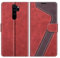 MOBESV Coque pour Xiaomi Redmi Note 8 Pro, Housse en Cuir Magnétique Fonction Stand Étui pour Xiaomi Redmi Note 8 Pro, Élégant Rouge