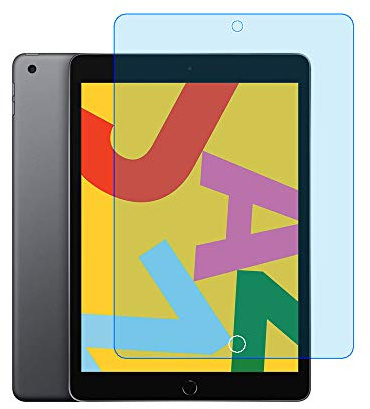 Zshion Displayschutzfolie - Blauer Lichtfilter für iPad 10,2 Zoll, 9 H Härte Gehärtetes Glas Augenschutz Anti-Blaulicht Displayschutzfolie für iPad 10,2(7. Generation) (2019)