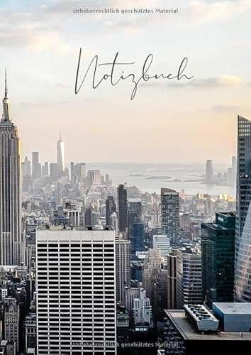 A4 Vintage Notizbuch NEW YORK CITY (120 Seiten, Softcover, kariert, Notebook, Vintage, Urban, City)