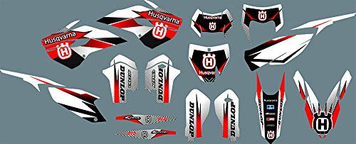 DST1037 Customized Decals Stickers Graphics for HUSQVARNA TC FC TE FC 125cc-300cc 2014 2015 3M Glue Dirt Bike Sticker for Husqvarna TC FC TE FE 125 250 300 350 450 501 2014 2015