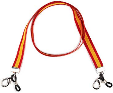 Hispania Colors Colgante para gafas y mascarillas - Cinta bandera de España (Bandera, 1)