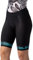 Alé Cycling Damen Prr Strada Radhose, Black/Turquoise, L