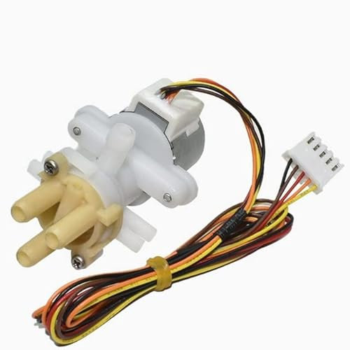 Jxjamp 24BYJ48 Valvola a 3 Vie con Motore Passo-Passo 12V per Accessori per bidet con valvola di deviazione del Coperchio del Water Intelligente (Color : 50CM Positive Wire)