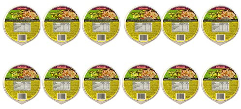 Kimchi Noodles - Mr Noodles Chicken Kimchi Korean Noodles Chicken Pot Noodles - Korean Noodle Instant Ramen Noodles Multipack Bulk Noodles Pack - Korean Chicken Noodles Bulk - Pot Noodle (12 x 86g)