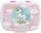 Mevsim Store Unicorn Offiziell lizenziert Lunchbox - 17x14x6 cm - Brotdose - Lunchbox aus Kunststoff mit Clip-Verschlüssen, Vesperdose für Kindergarten