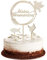 GoldRock Cake Topper Erstkommunion Tortendeko Holz, Cake Topper Kommunion Set,Konfirmation Tortendeko,Cake Topper Konfirmation Personalisiert,Cake Topper Firmung Taufe,Deko Konfirmation Junge Mädchen