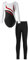 iEFiEL Mädchen Turnanzug Glitzer Gymnastik Leotard Langarm Akrobatik Anzug Tanzkostüme Turnbody Jumpsuit mit Sport Leggings Zc Weiß schwarz 170-176