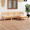 QJBSAVVA 4-TLG Garten-Lounge-Set, Bodensofa Küchensofa Ecksofa Schlafsessel mit Bettfunktion Geeignet für Parks Innenhof Strand Café Massivholz Kiefer