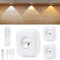 Lightsjoy 3er LED Schrankbeleuchtung Akku Kabellos Unterbauleuchte mit Fernbedienung USB Aufladbar,3 Farbtemperaturen,Dimmbar Spot Vitrinenbeleuchtung Batterie mit Timing für Kleiderschrank