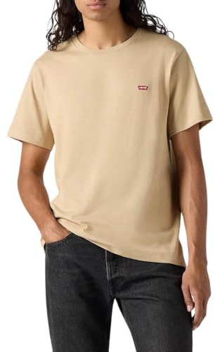 Levi's Men's Big & Tall Original Housemark Tee T-Shirt, Chino, XL