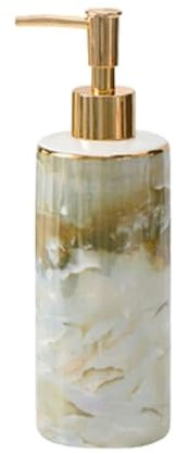 Seifenspender Seifenspender, schöner Seifenspender aus Keramik mit Marmorstrukturmuster for den Waschtisch in Küche und Bad Deko