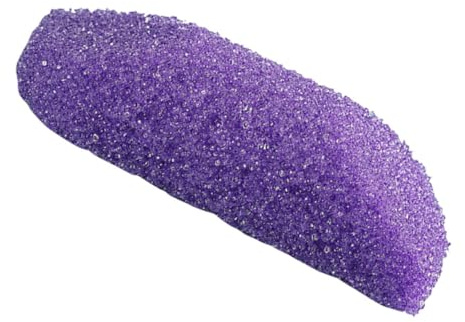 Bimsstein Fußschrubber Violett, Pu, Doppelseitig mit Ergonomischer Form | Bimsstein Am Stiel, Fußpeeling Werkzeug für Reise und Zuhause, Entfernt Hornhaut und Abgestorbene Haut