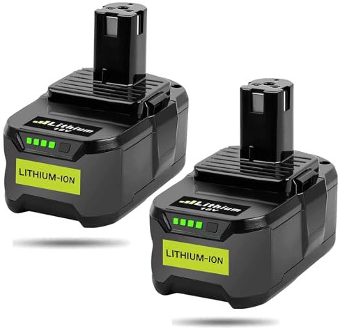2X 5.5Ah 18V Lithium Battery for P108 RB18L25 P108 RB18L15 RB18L13 P108 P107 P122 P108 P104 P105 P102 P103