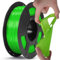 ANYCUBIC TPU Filament 1,75 mm, 95A TPU 3D Drucker Filament, Flexibel und weich, unterstützt Hohe Geschwindigkeit, Intelligente Identifikation, Maßgenauigkeit +/- 0,03, 1KG Transparent Grün