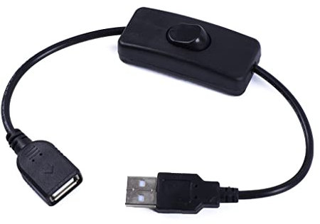 ZEPFJHE Câble USB de 30 cm avec rallonge marche/arrêt pour lampe USB