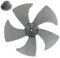 Fan Blade Repalcement 14 Inch Fan Blades with Five Plastic Leaves & Nut Cover Low Noise Standing Blades for Household Standing Pedestal, Oscillating, Table Repl