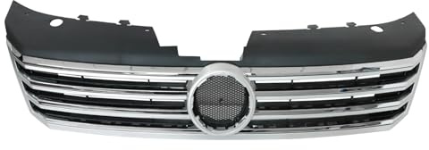 Callume Kühlergrill Vorne Kompatibel mit VW Passat B7 362 365 2010–2015 | Passgenaues Ersatzteil für den Austausch; Referenznummer: 3AA853651OQE. Bitte Teilenummer und Fahrzeugdaten prüfen.