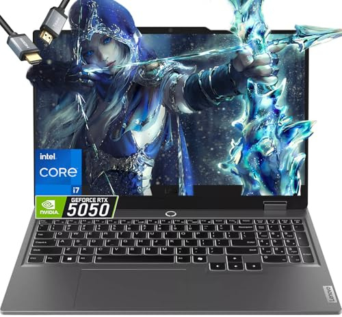 Lenovo LOQ 15 Gaming Laptop RTX 5050 -Intel Core i7-13650HX Beat AMD Ryzen 9 7940HS -15.6 FHD Display- 64GB RAM -4TB SSD -Tastiera retroilluminata -Switch MUX -2025 Portatil Gamer PC -Windows 11