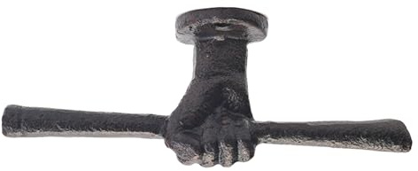 Multifunktionaler Metall Wandhaken mit Daumenarm, Skulpturenplan, einfache Installation, Eingangsbereich, Badezimmer, Schlafzimmer, Aufbewahrung, zusätzlicher, mit Daumen geformter Metallhaken