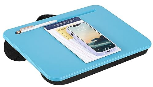 LAPGEAR 43103 Bureau Compact pour Ordinateur Portable jusqu'à 15 Bleu Alaska