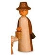 Rudolphs Schatzkiste Miniaturfigur Josef Natur HxBxT 6x2,5x1,5cm NEU Holzfiguren Holzschmuck Holz Seiffen Weihnachtsland Weihnachtsdekoration Erzgebirge Dekoration Weihnachten Kerzenschmuck