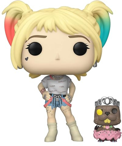 Funko POP! Heroes: Birds Of Prey-Harley Quinn With Beaver - Collectable Vinyl Figure - Gift Idea - Official Merchandise - Toys for Kids & Adults - Movies Fans - Model Figure for Collectors