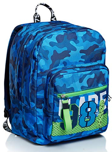Seven New Fit Backpack, Double Compartment, School & Travel, Bottle Pocket, Children and Children, Water Resistant